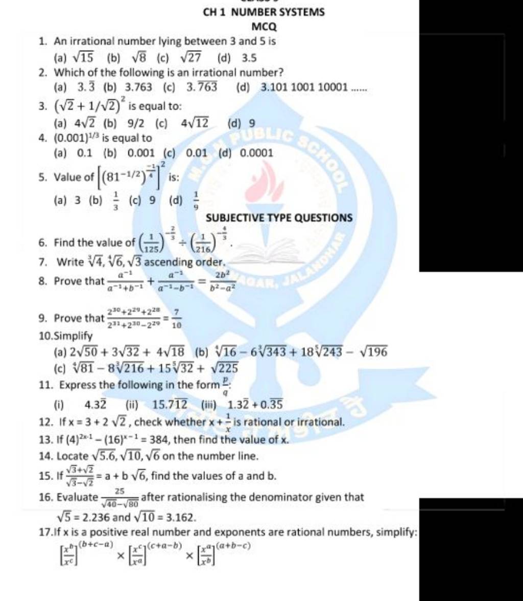 ch-1-number-systems-mcq-1-an-irrational-number-lying-between-3-and-5-is