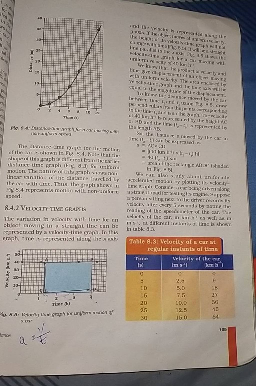 fig-8-4-distance-time-graph-for-a-car-moving-with-non-uniform-speedthe