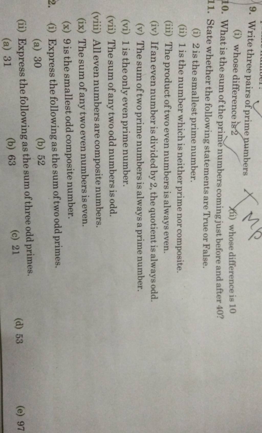 write-three-pairs-of-prime-numbers-i-whose-difference-is-2-ii-whose-d