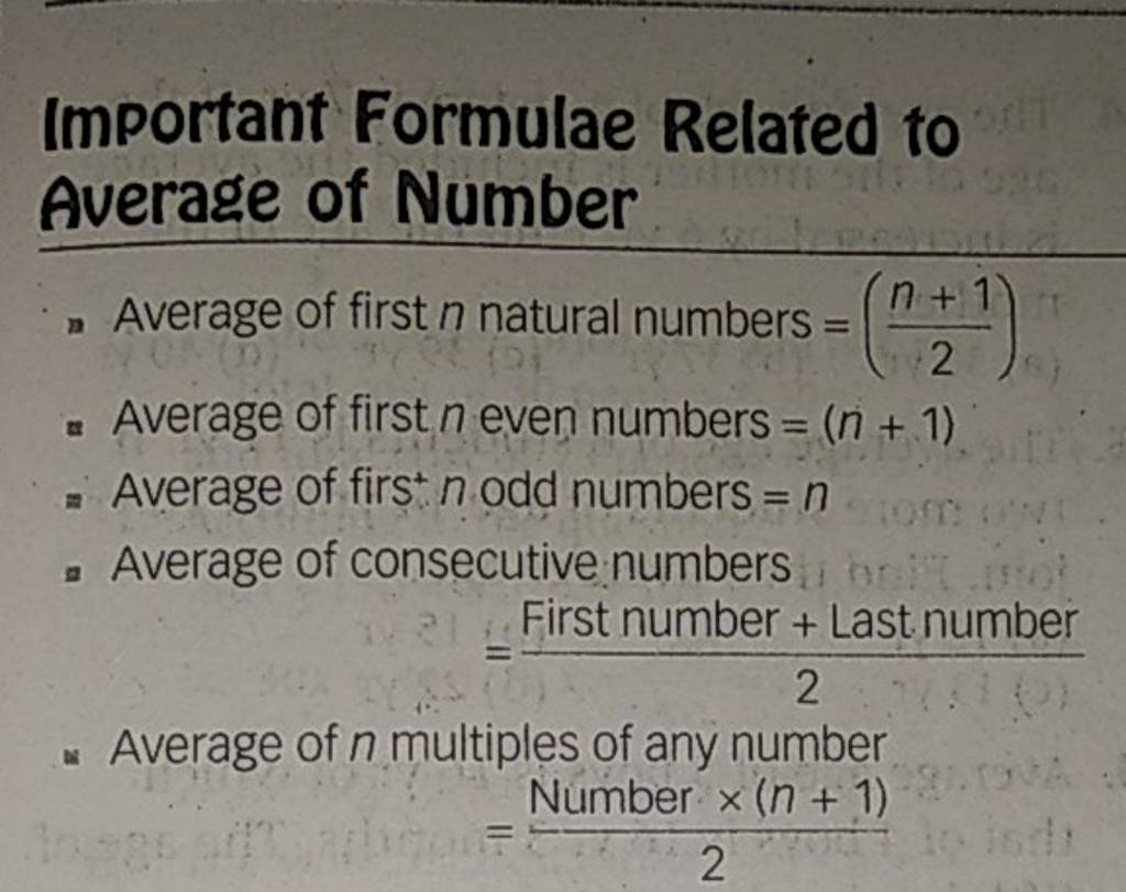 important-formulae-related-to-average-of-number-average-of-first-n-natu