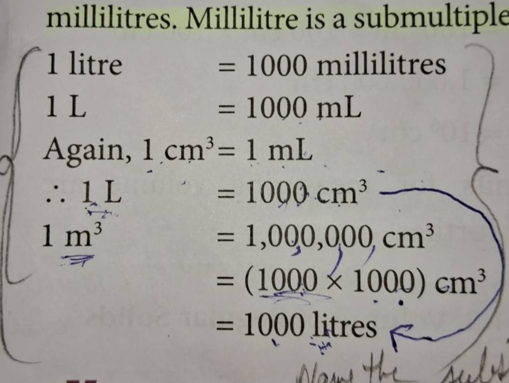 1 Ml Ile To Cm3