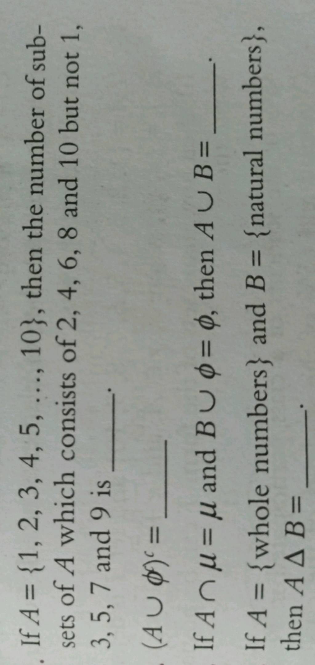 if-a-1-2-3-4-5-10-then-the-number-of-subsets-of-a-which-consists-of