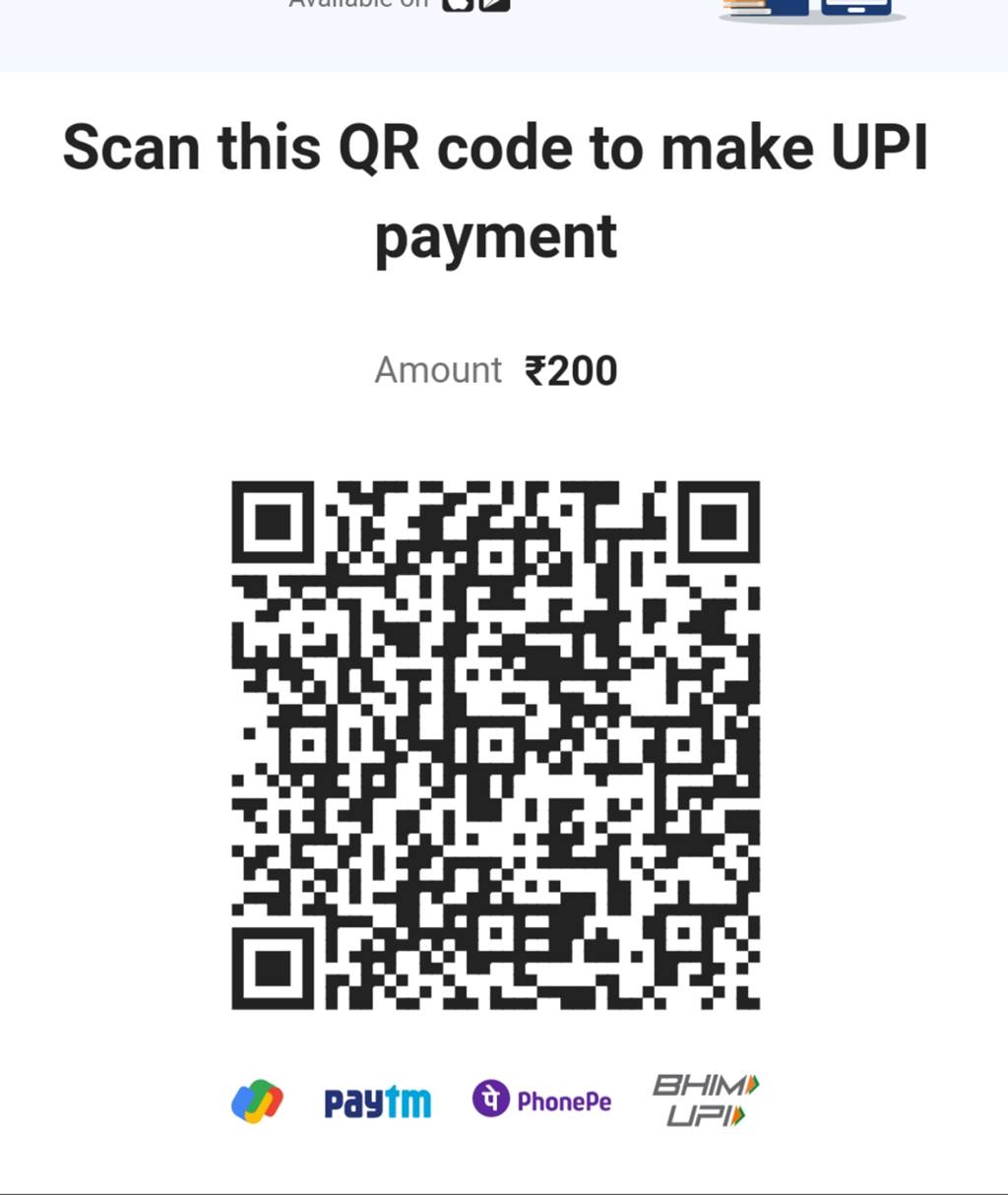 Scan This Qr Code To Make Upi Payment Amount ₹200 