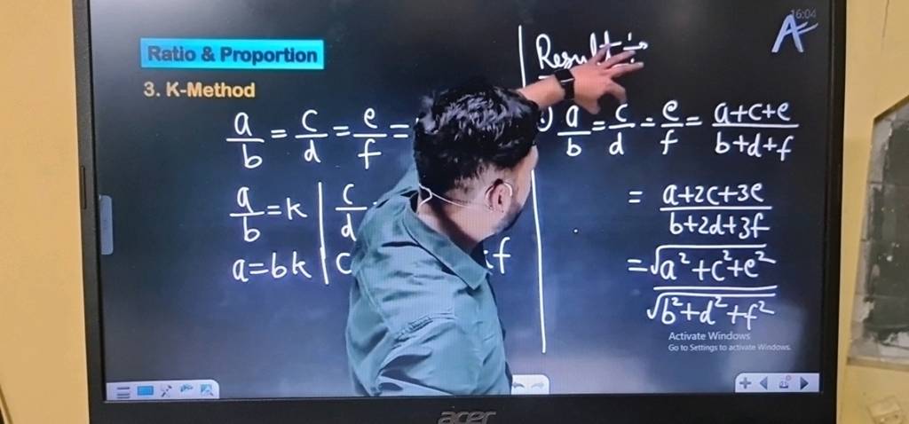 Ratio \& Proportion 3. K-Method =b+2d+3fa+2c+3e =b2+d2+f2 a2+c2+c2