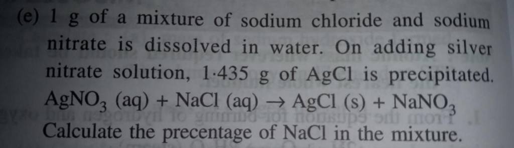 Solved Sodium nitrate, NaNO3, cannot be analysed