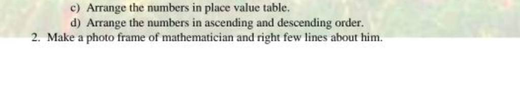 c-arrange-the-numbers-in-place-value-table-d-arrange-the-numbers-in-as