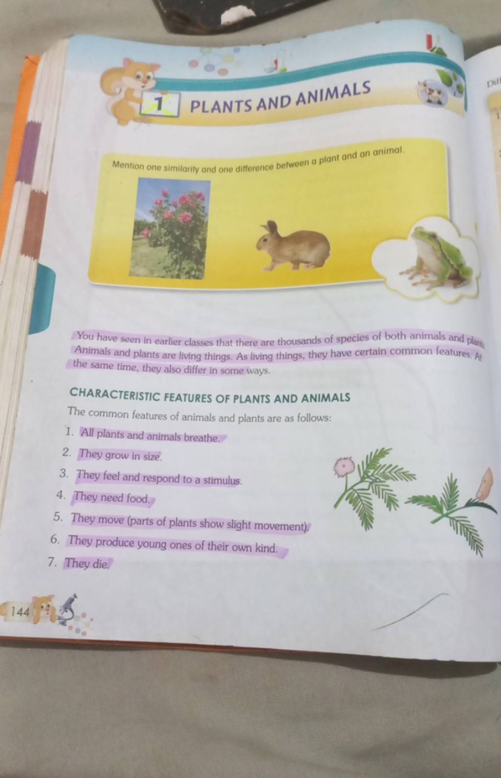 Characteristics of Plants and Animals