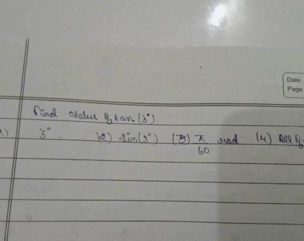 Find Value Of Tan 3 3 2 Sin 3 3 60 Rad 4 Ale Of Filo find-value-of-tan-3-3-2-sin-3-3-60-rad-4-ale-of-filo