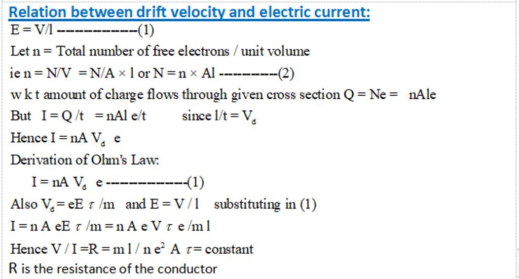 freely-electrons-electron-drift-velocity