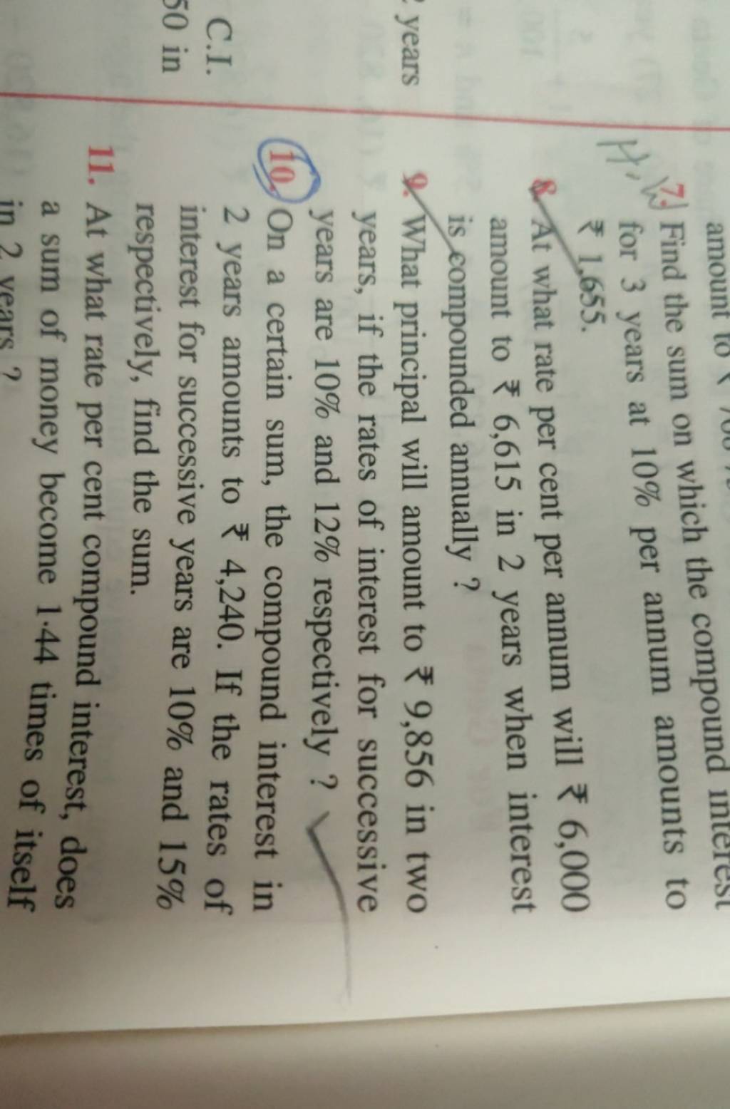 7-find-the-sum-on-which-the-compound-interest-for-3-years-at-10-per-ann