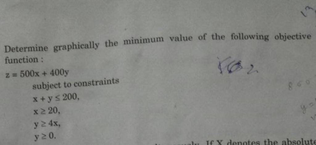 determine-graphically-the-minimum-value-of-the-following-objective-functi