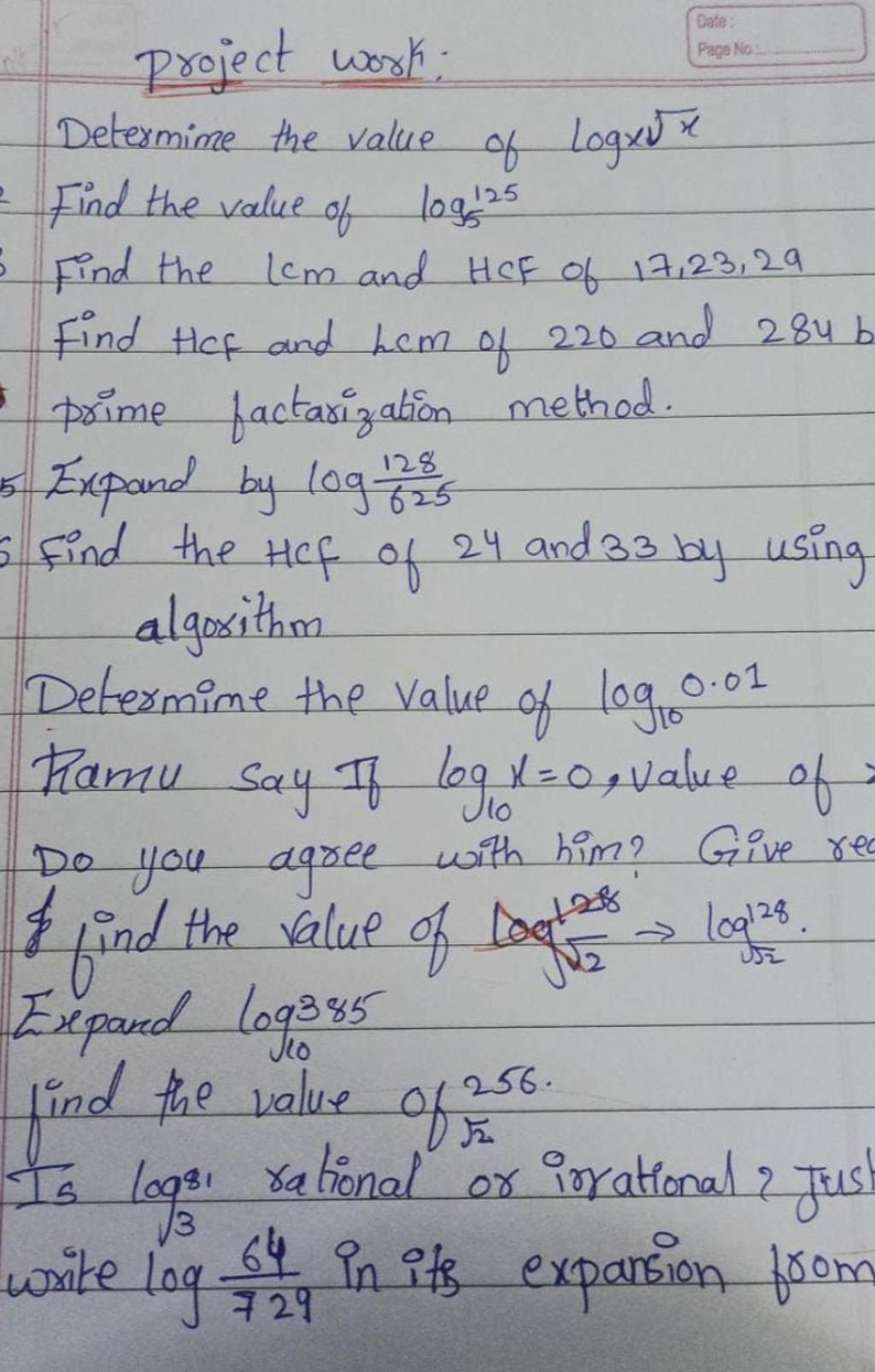 project-work-determine-the-value-of-logxx-find-the-value-of-log5-125-fi