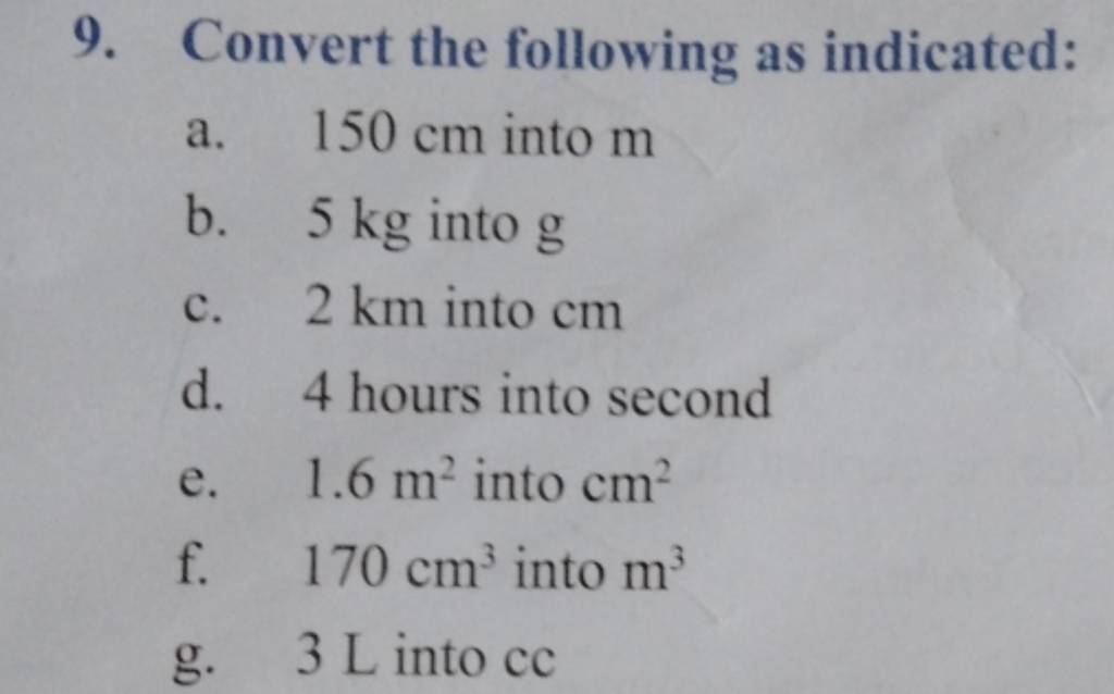 Convert The Following As Indicated Filo convert-the-following-as-indicated-filo