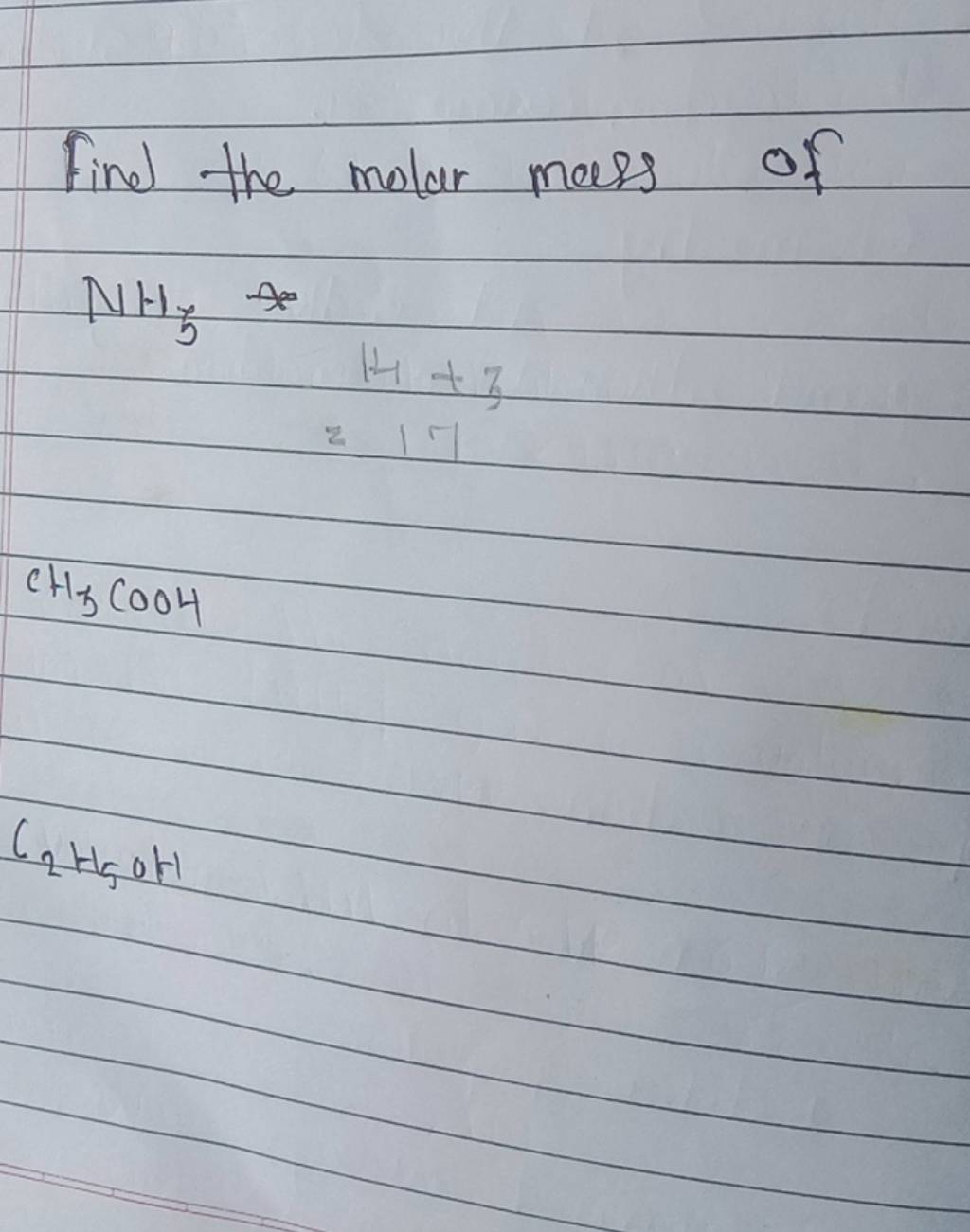 molar mass of c7h5 no2 3