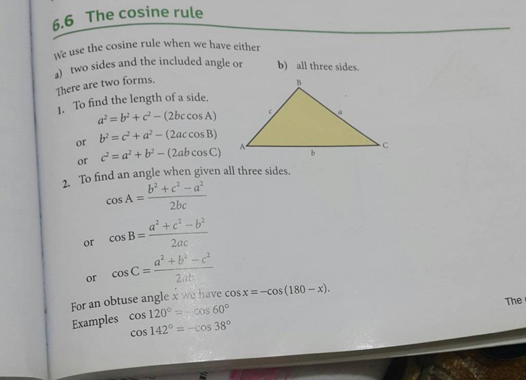 6-6-the-cosine-rule-we-use-the-cosine-rule-when-we-have-either-a-two-sid