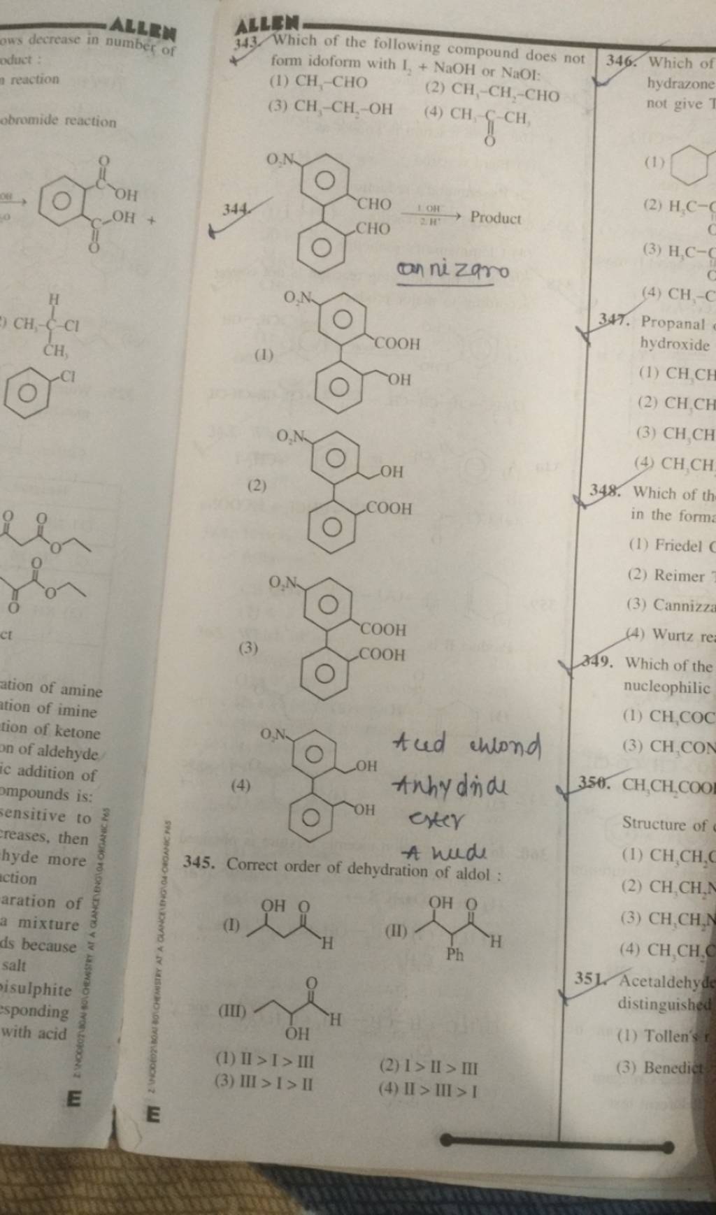 CH3 CH2 COOl Structure of | Filo