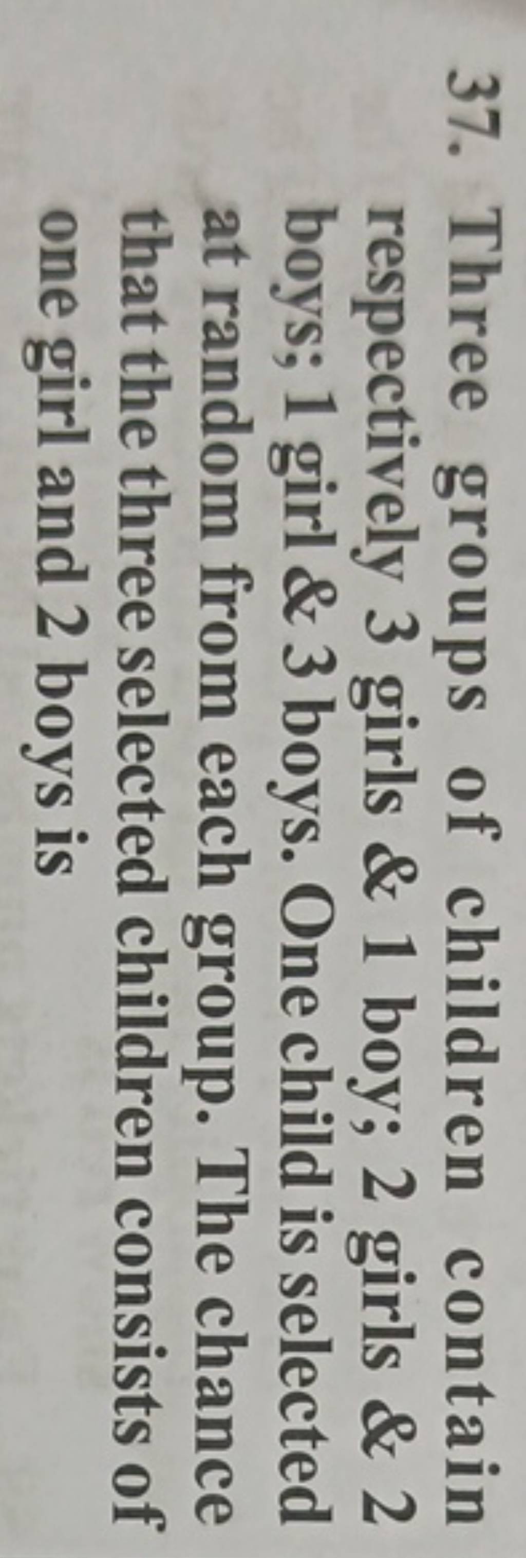 37 Three Groups Of Children Contain Respectively 3 Girls 1 Boy 2 Gir 37-three-groups-of-children-contain-respectively-3-girls-1-boy-2-gir