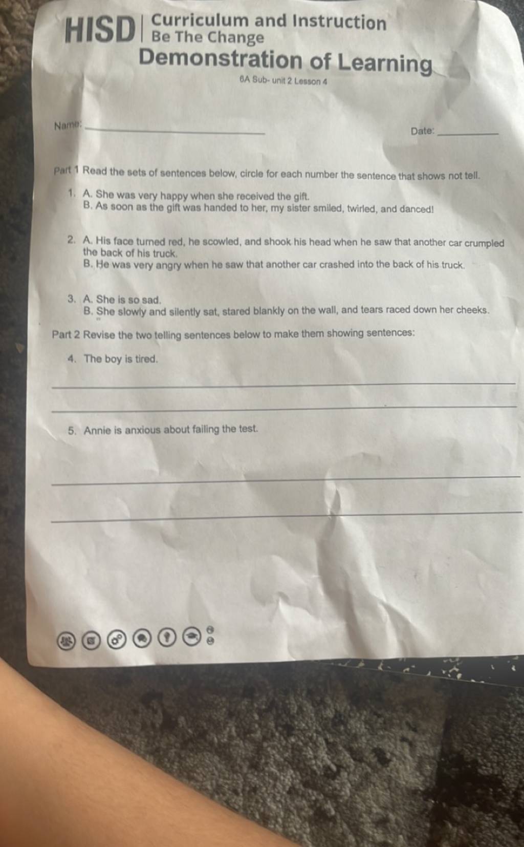 HISD ∣Curriculum and Instruction Be The Change Demonstration of Learnin..