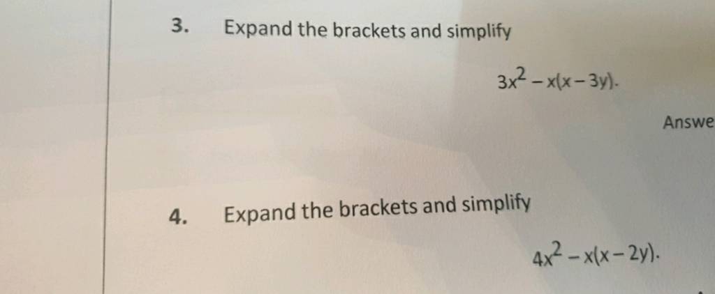 3-expand-the-brackets-and-simplify-3x2-x-x-3y-4-expand-the-brackets-an