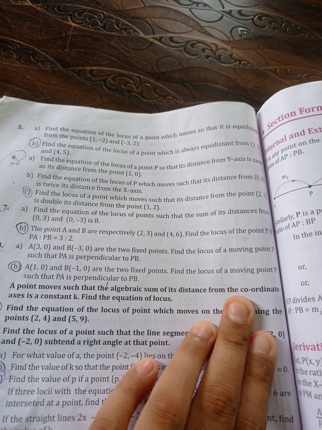 5 A Find The Equation Of The Locus Of A Point Which Moves So That It Is 