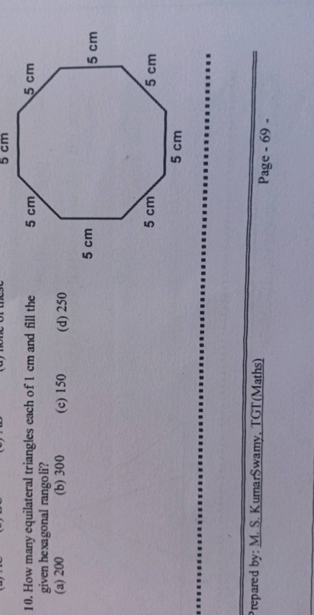 how-many-equilateral-triangles-each-of-1-cm-and-fill-the-given-hexagonal