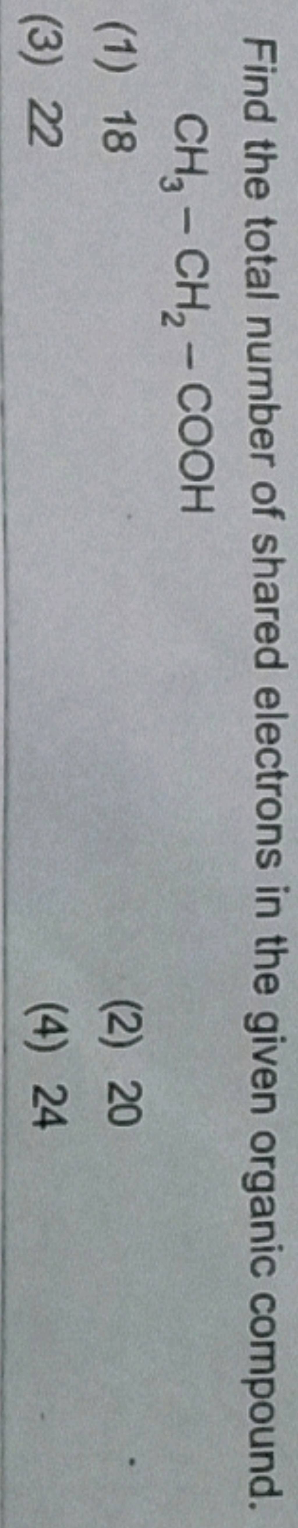total number of shared electrons in co2