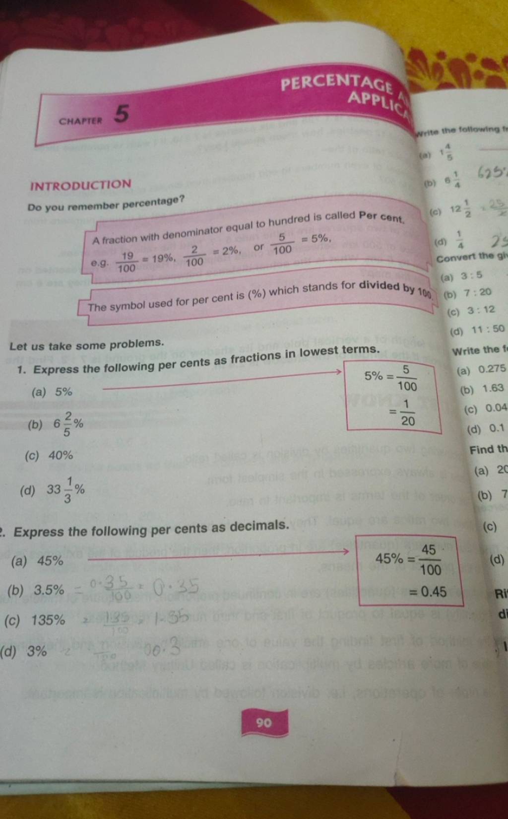 CHAPreR 5 INTRODUCTION Do You Remember Percentage A Fraction With Denomi   1698661421157 Rjuellgf 4354831 