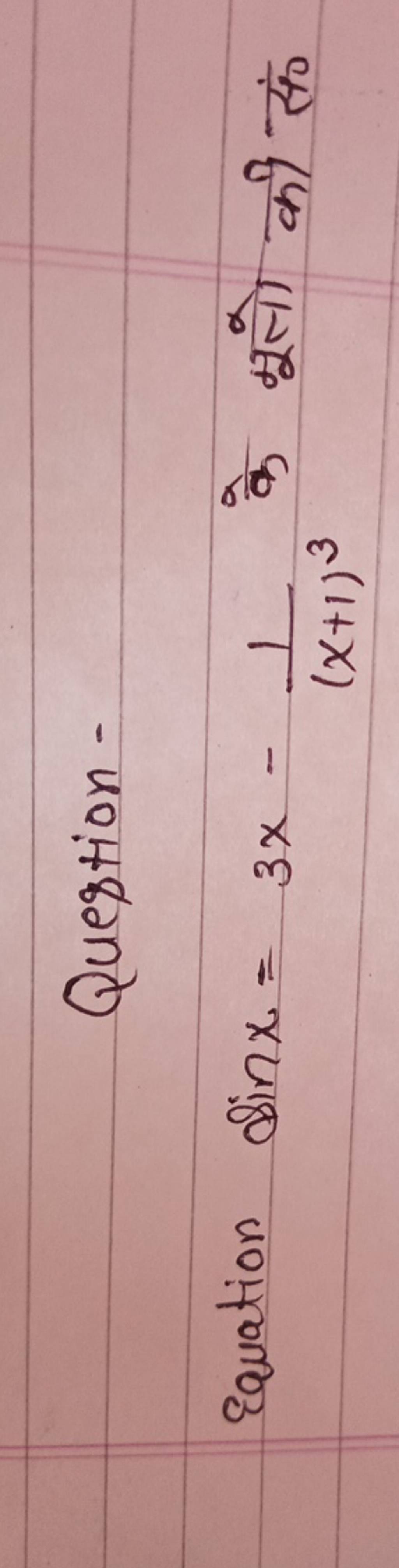 Question Equation Sinx 3x x 1 31 Filo question-equation-sinx-3x-x-1-31-filo