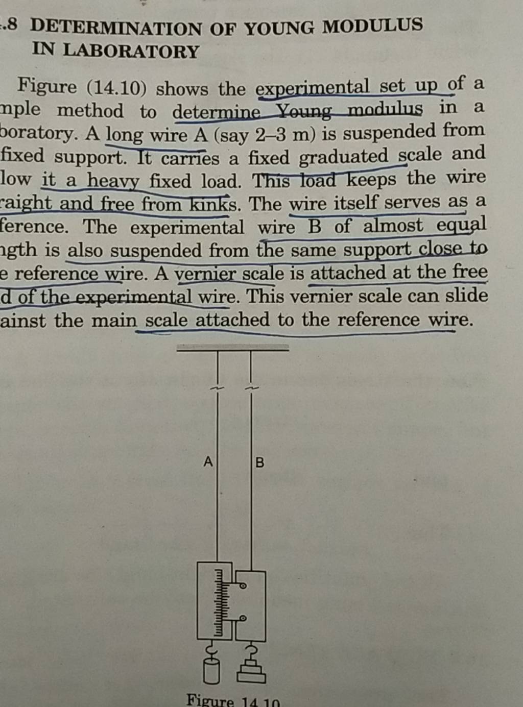 8 DETERMINATION OF YOUNG MODULUS IN LABORATORY Figure (14.10) shows the e..