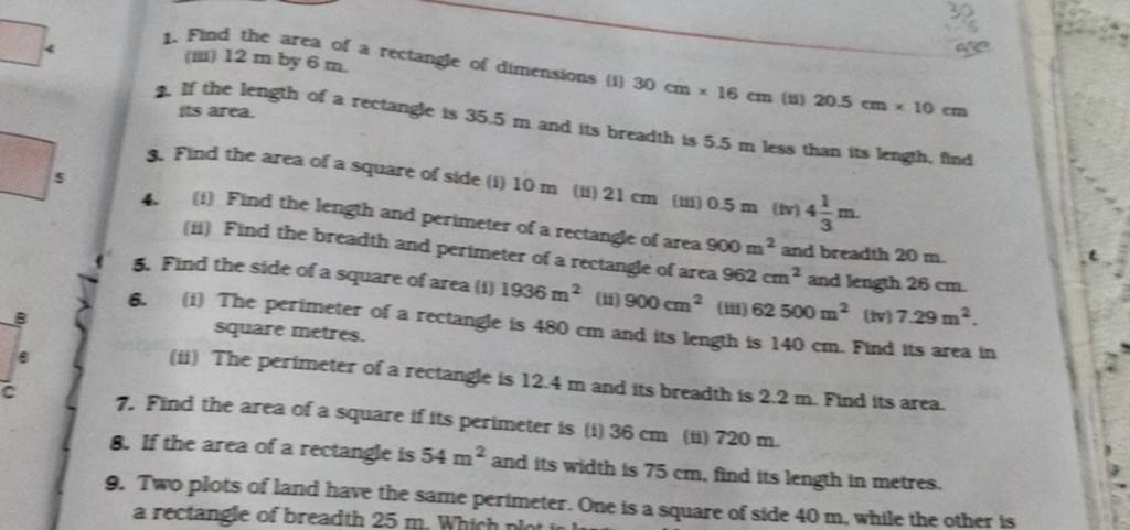 find-the-breadth-and-perimeter-of-a-rectangle-of-area-962-cm2-and-length