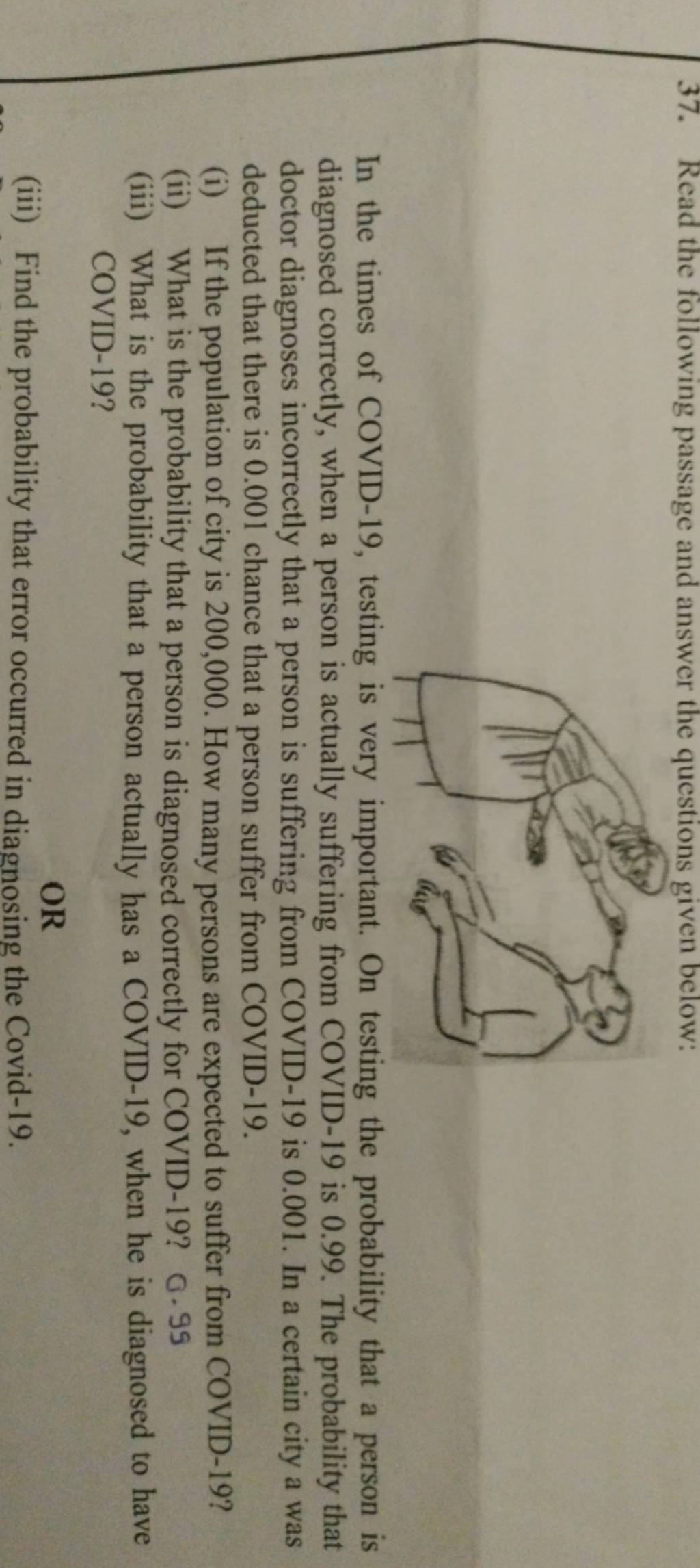 37 read the following passage and answer the questions given below in t 