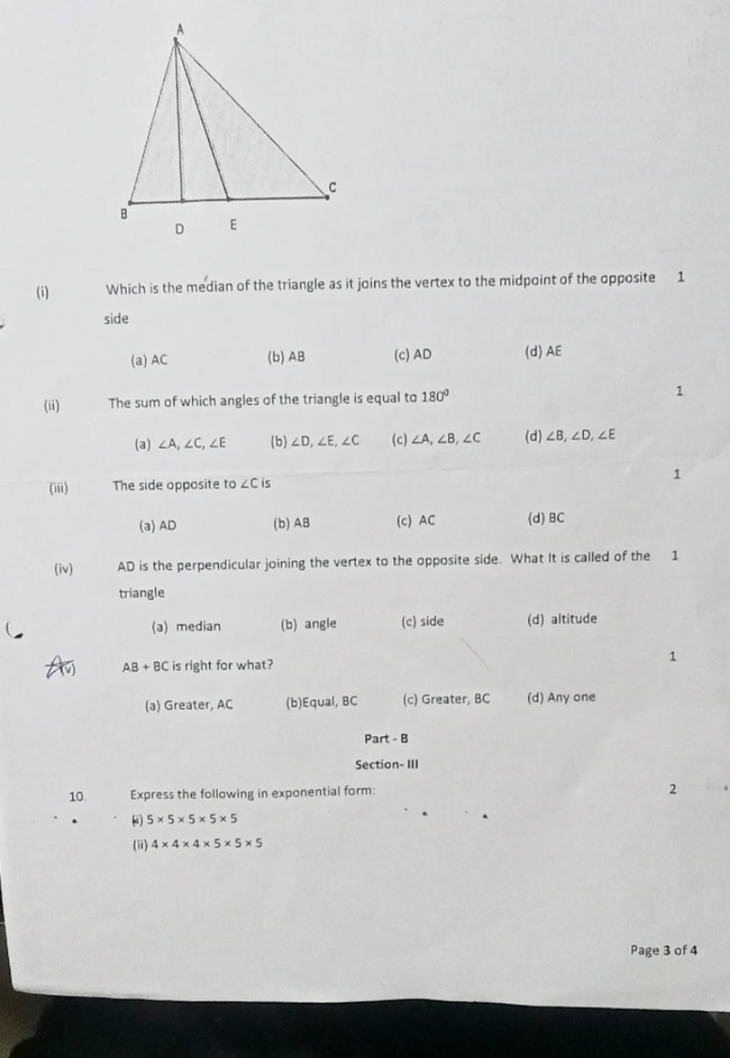 the sum of the three angles in any triangle is equal to