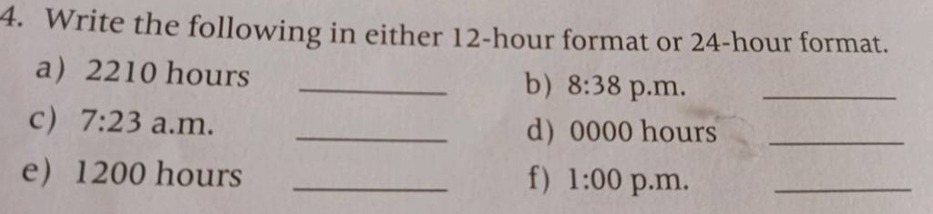 how to write 12 30 am in 24 hour format
