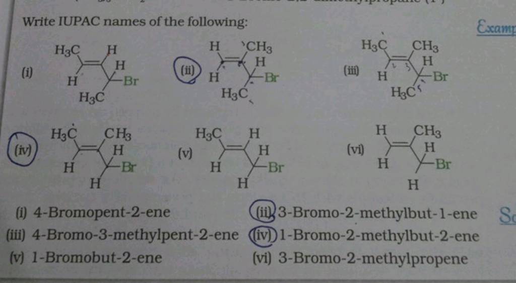 Write Iupac Names Of The Following I Cc Cc C Br Ii Cc C C C Br Br C Write Iupac Names Of The Following I Cc Cc C Br Ii Cc C C C Br Br C