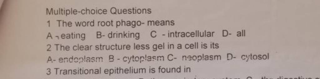 multiple-choice-questions-1-the-word-root-phago-means-a-eating-b-drink