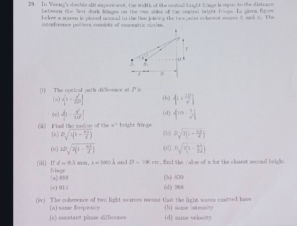 The Coherence Of Two Light Sources Means That The Light Waves Emitted Ha