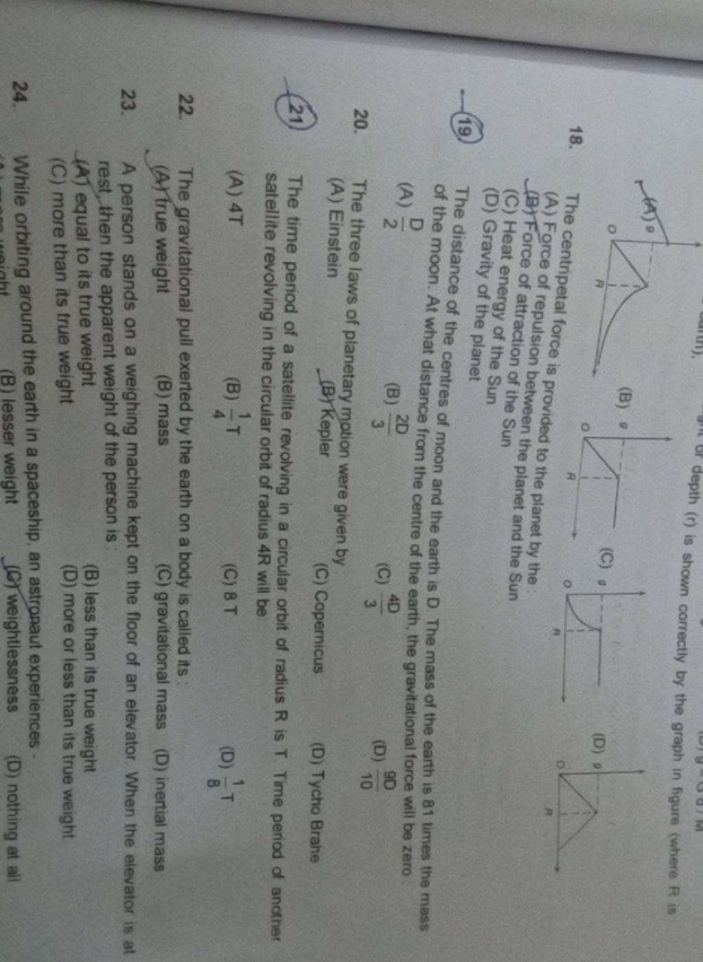 three laws of planetary motion were given by